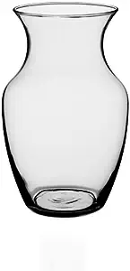 Glass Vase, 8" Tall Ins Modern Irised Crystal Clear Glass Vases for Décor Flowers Centerpiece Home Indoor Desk Decoration, Decorative Iridescent Glass Table Vase for Wedding Housewarming Gift-Colorful
